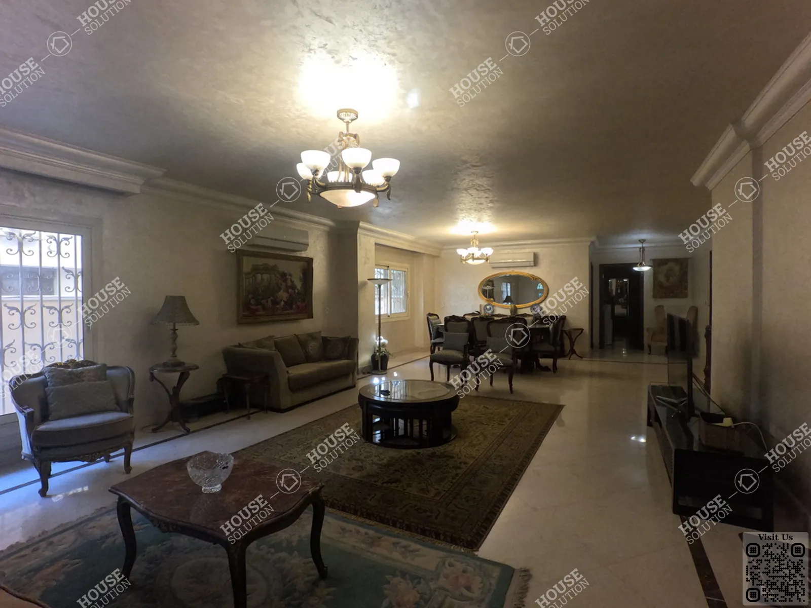 RECEPTION  @ Apartments For Rent In Maadi Maadi Sarayat Area: 270 m² consists of 4 Bedrooms 3 Bathrooms Furnished 5 stars #6039-2