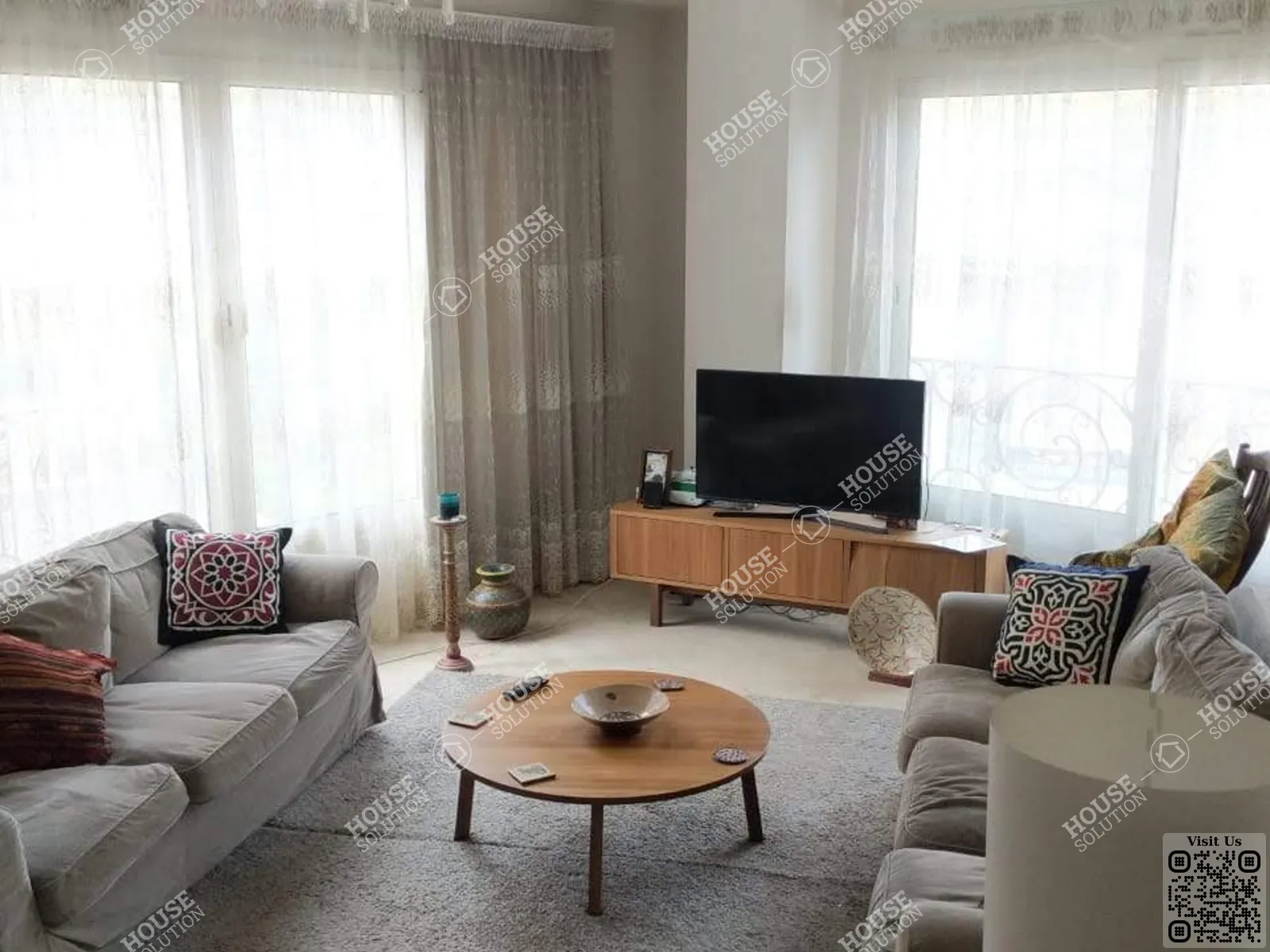 RECEPTION  @ Apartments For Rent In Maadi Maadi Sarayat Area: 135 m² consists of 2 Bedrooms 2 Bathrooms Modern furnished 5 stars #6043-2