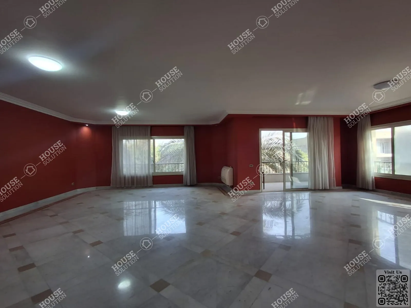 RECEPTION  @ Apartments For Rent In Maadi Maadi Sarayat Area: 300 m² consists of 4 Bedrooms 3 Bathrooms Semi furnished 5 stars #6050-0