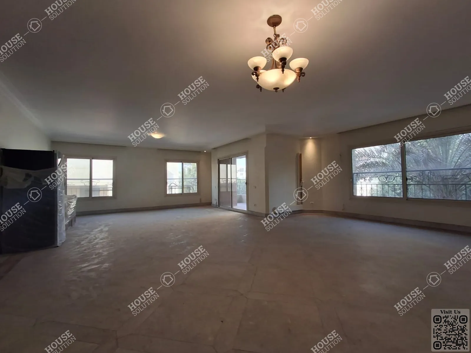 RECEPTION @ Apartments For Rent In Maadi Maadi Sarayat Area: 300 m² consists of 4 Bedrooms 3 Bathrooms Semi furnished 1 stars #6051-0