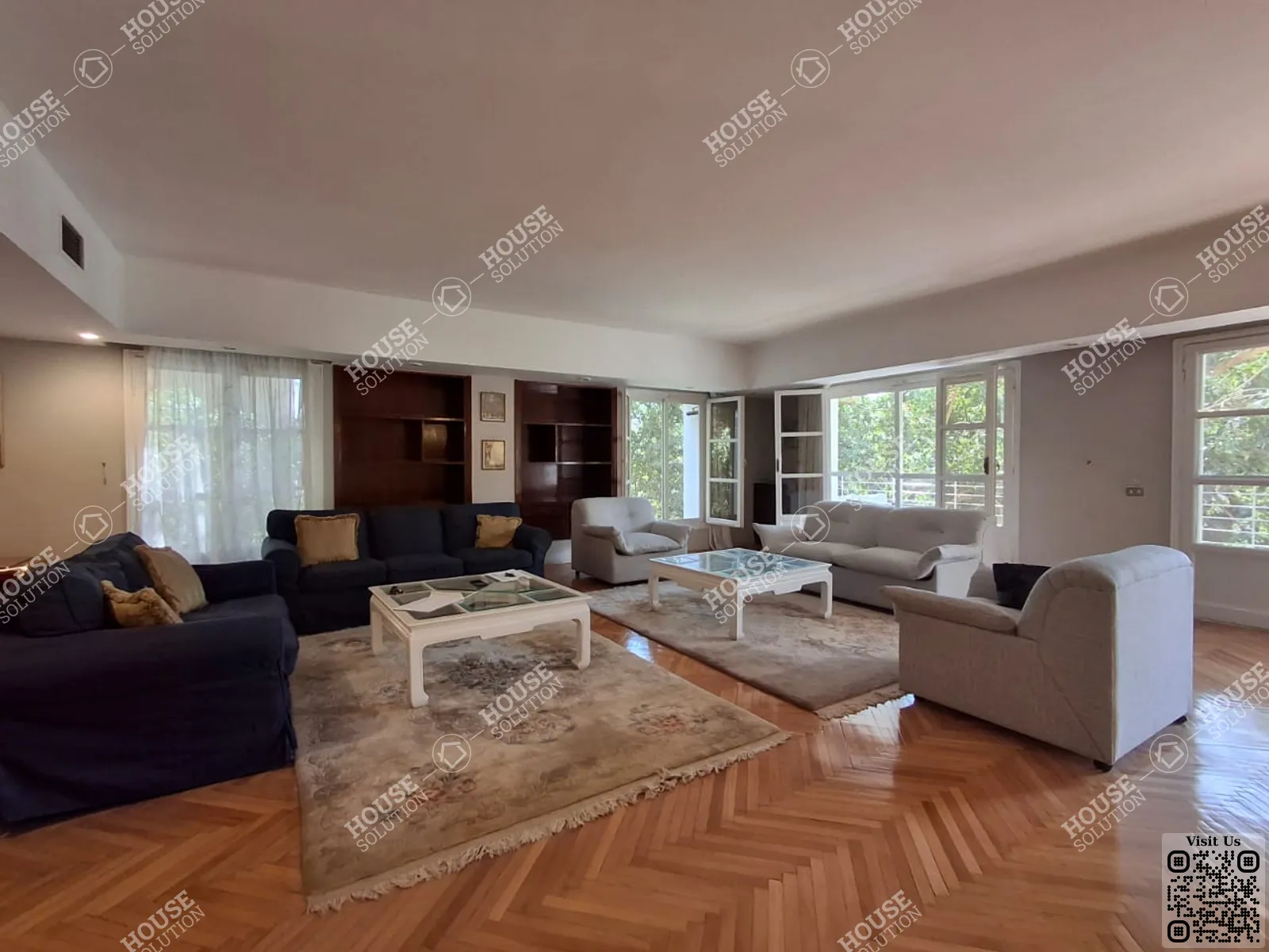 RECEPTION @ Apartments For Rent In Maadi Maadi Sarayat Area: 300 m² consists of 4 Bedrooms 3 Bathrooms Furnished 5 stars #6052-2