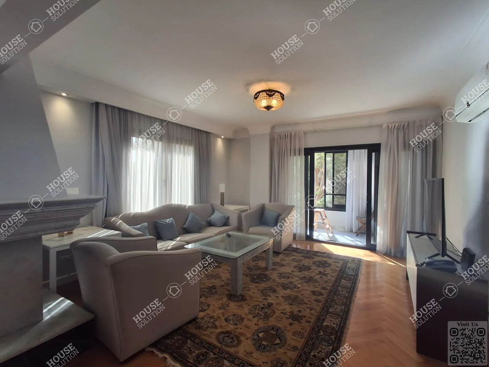 RECEPTION @ Apartments For Rent In Maadi Maadi Sarayat Area: 135 m² consists of 2 Bedrooms 2 Bathrooms Furnished 5 stars #6058-1