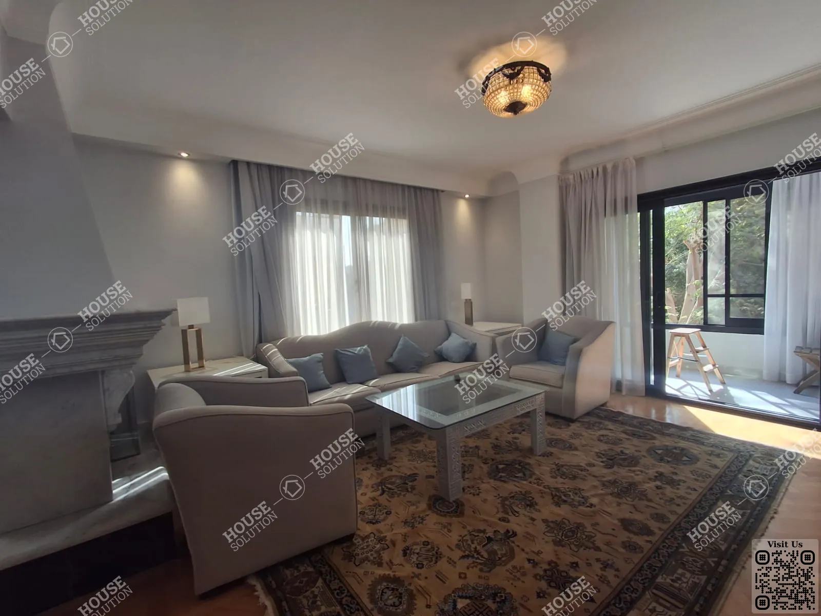 RECEPTION @ Apartments For Rent In Maadi Maadi Sarayat Area: 135 m² consists of 2 Bedrooms 2 Bathrooms Furnished 5 stars #6058-0