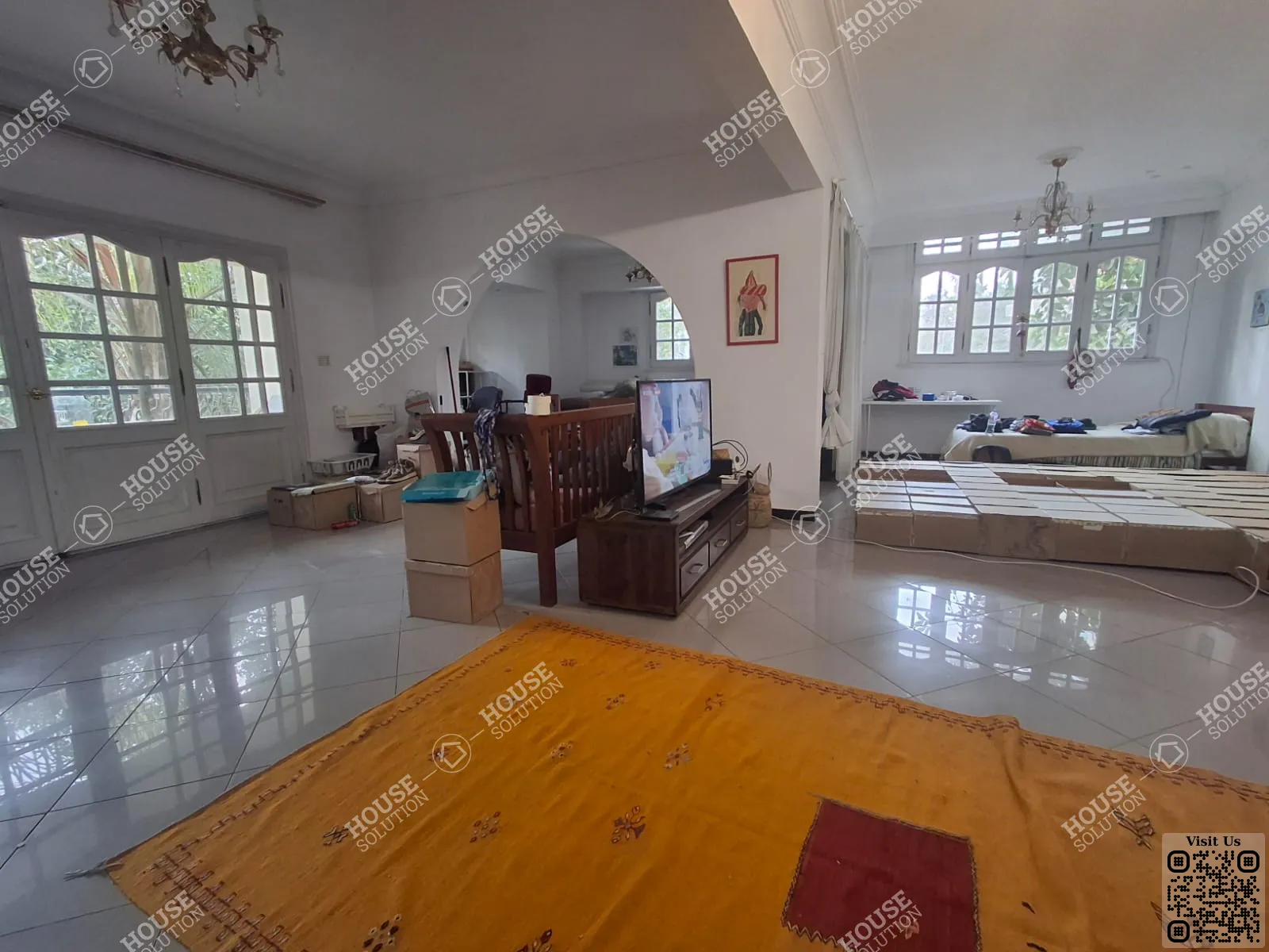 RECEPTION  @ Apartments For Sale In Maadi Maadi Sarayat Area: 280 m² consists of 3 Bedrooms 3 Bathrooms Finished 5 stars #6059-2