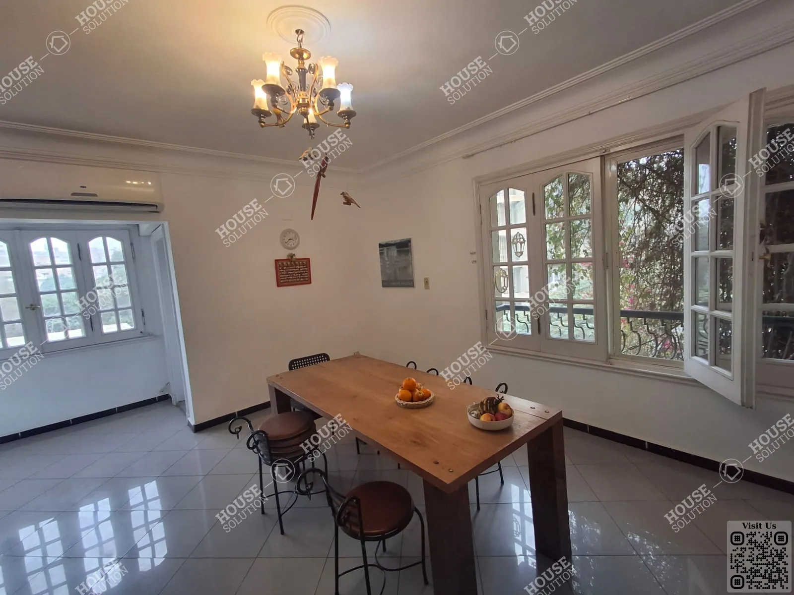 DINING AREA @ Apartments For Sale In Maadi Maadi Sarayat Area: 280 m² consists of 3 Bedrooms 3 Bathrooms Finished 5 stars #6059-0