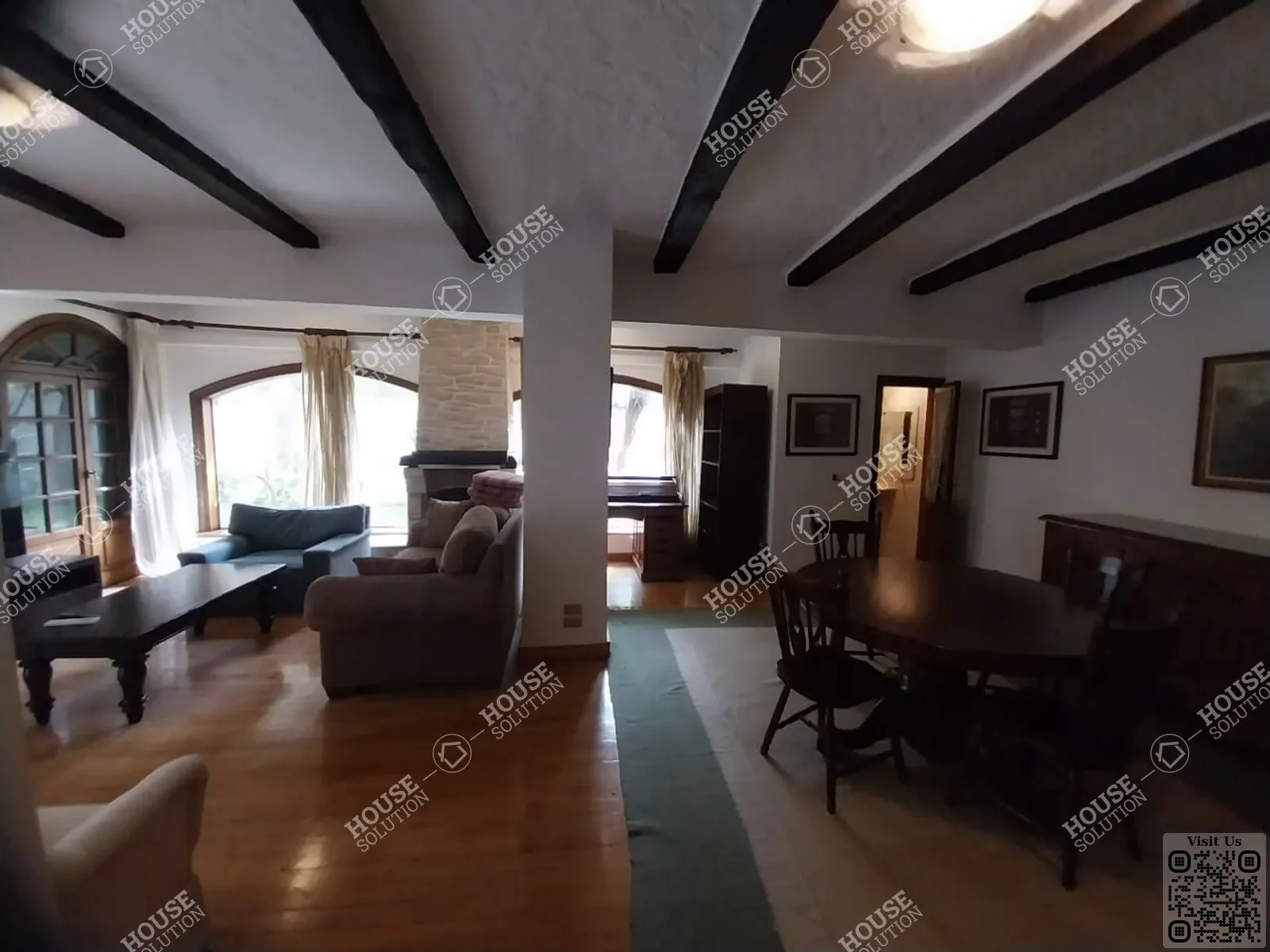 RECEPTION  @ Ground Floors For Rent In Maadi Maadi Sarayat Area: 160 m² consists of 2 Bedrooms 2 Bathrooms Furnished 5 stars #6060-2