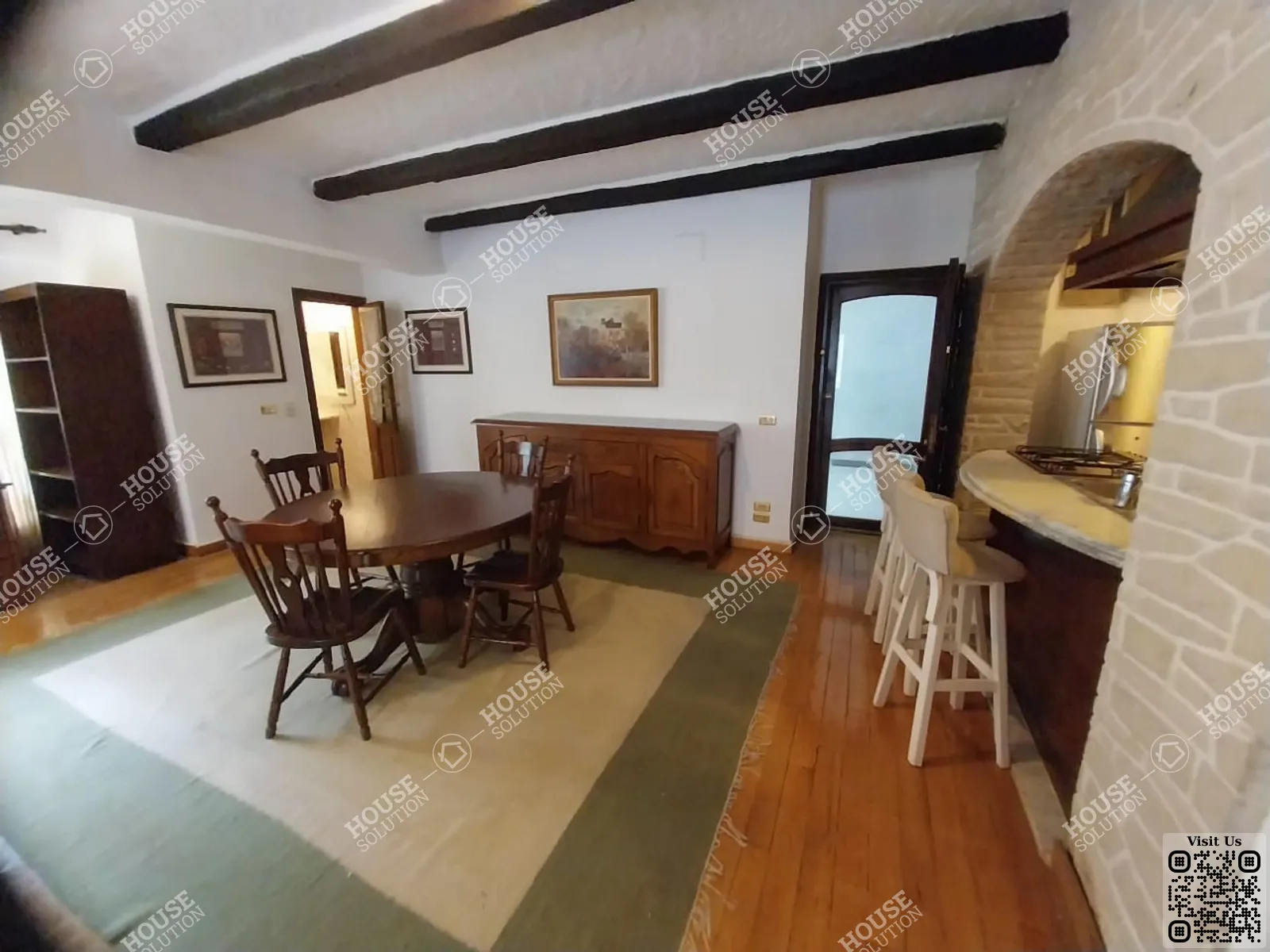 RECEPTION  @ Ground Floors For Rent In Maadi Maadi Sarayat Area: 160 m² consists of 2 Bedrooms 2 Bathrooms Furnished 5 stars #6060-1