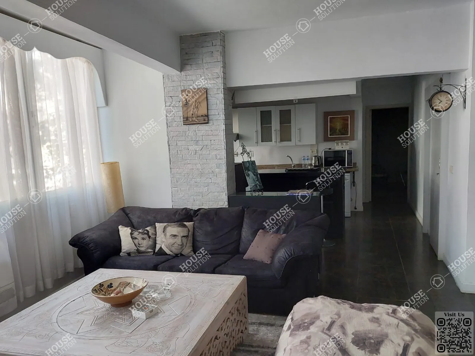 RECEPTION @ Apartments For Rent In Maadi Maadi Degla Area: 160 m² consists of 3 Bedrooms 2 Bathrooms Furnished 5 stars #6065-1