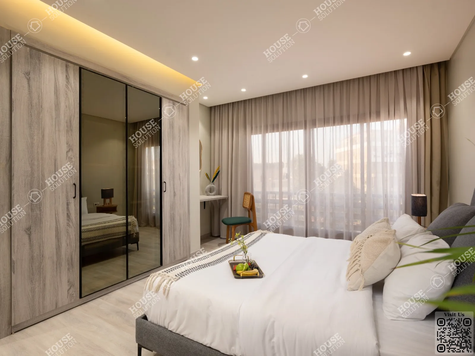 BEDROOM @ Studios For Rent In Maadi Maadi Degla Area: 56 m² consists of 0 Bedrooms 1 Bathrooms Modern furnished 5 stars #6072-2