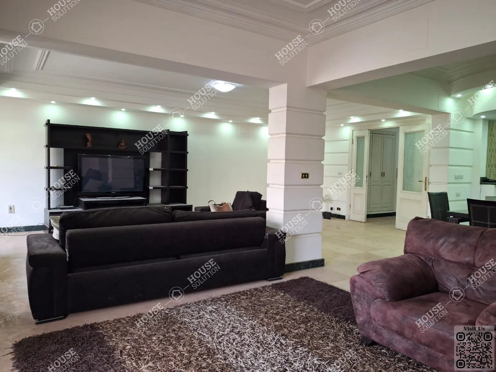 RECEPTION @ Apartments For Rent In Maadi Maadi Sarayat Area: 200 m² consists of 4 Bedrooms 3 Bathrooms Furnished 5 stars #6073-2