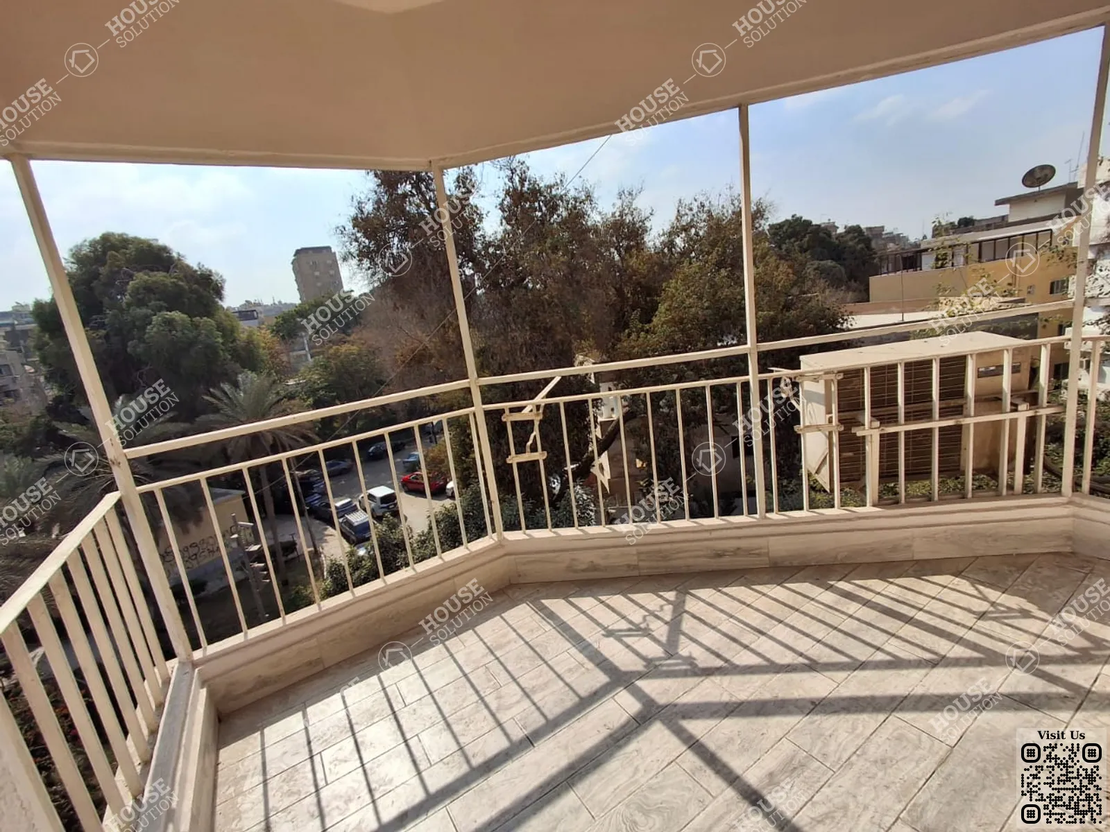 BALCONY @ Apartments For Rent In Maadi Maadi Degla Area: 160 m² consists of 3 Bedrooms 2 Bathrooms Semi furnished 5 stars #6074-0