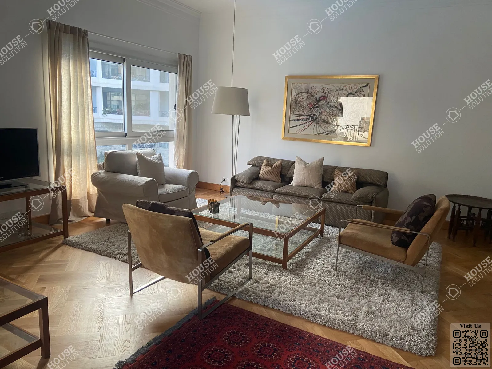 RECEPTION @ Apartments For Rent In Maadi Maadi Sarayat Area: 260 m² consists of 3 Bedrooms 4 Bathrooms Modern furnished 5 stars #6075-0