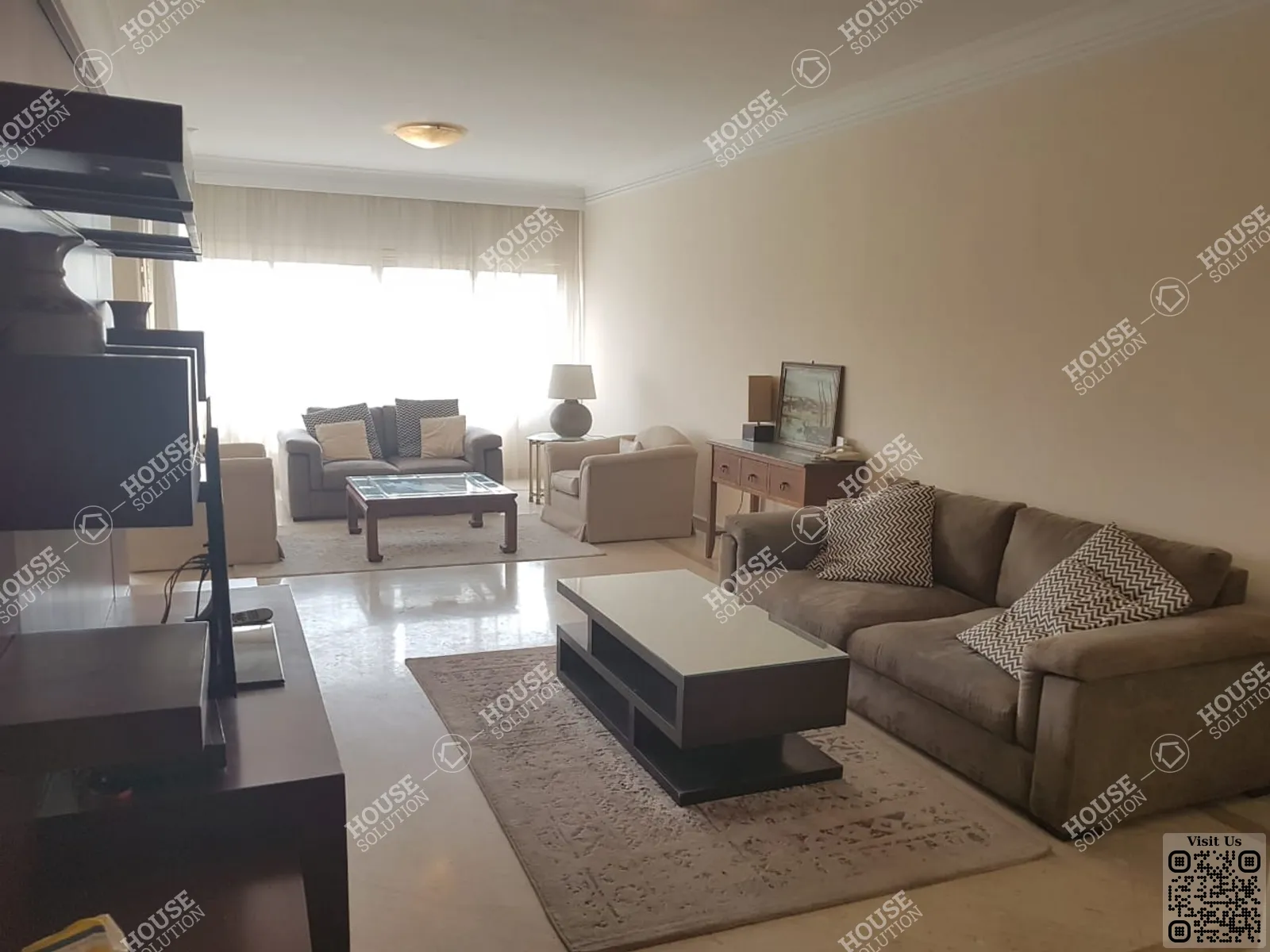 RECEPTION  @ Apartments For Rent In Maadi Maadi Degla Area: 160 m² consists of 3 Bedrooms 2 Bathrooms Furnished 5 stars #6088-0
