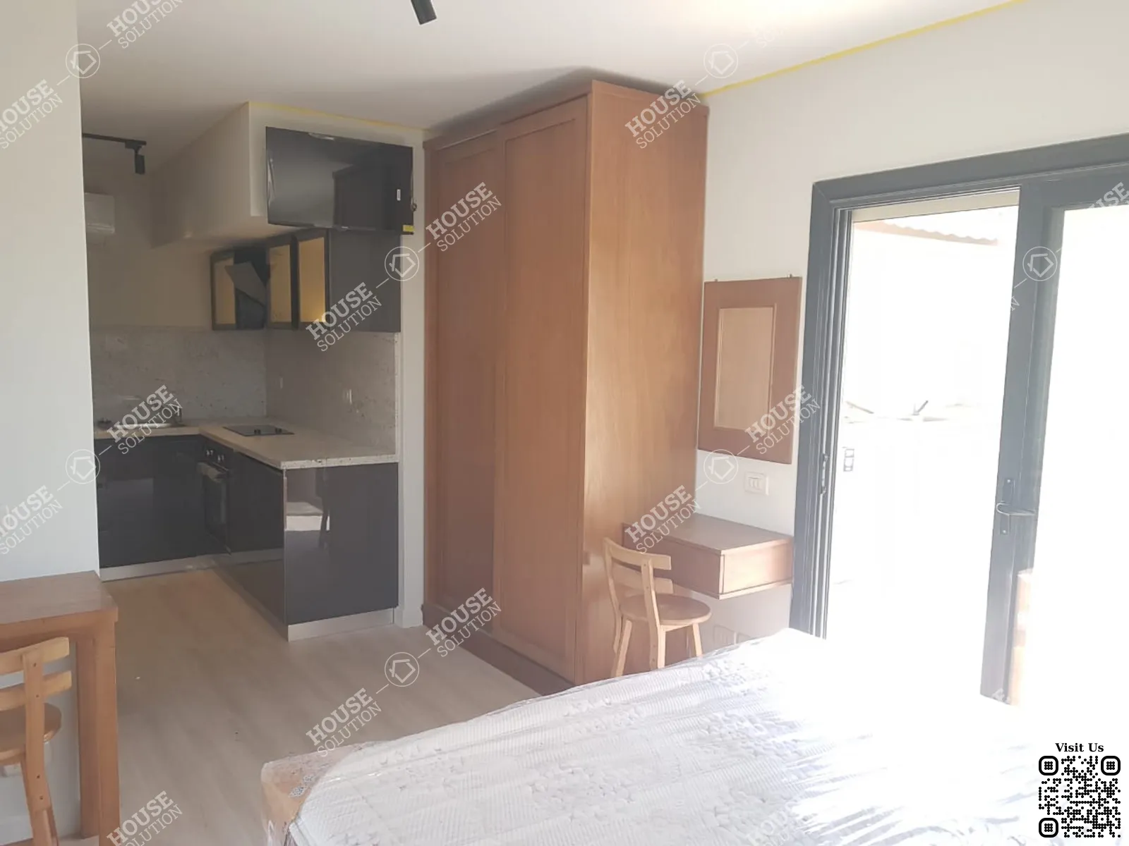 KITCHEN  @ Studios For Rent In Maadi Maadi Sarayat Area: 60 m² consists of 1 Bedrooms 1 Bathrooms Modern furnished 5 stars #6090-1