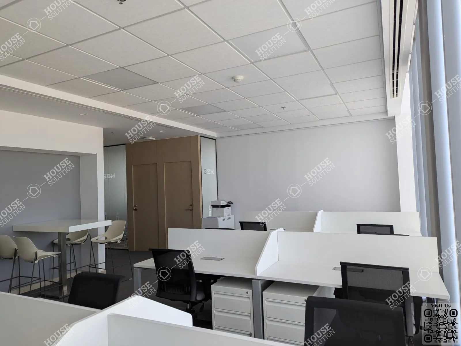 RECEPTION  @ Office spaces For Rent In New Cairo Cairo Festival City Al-Futtaim Area: 210 m² consists of 3 Bedrooms 1 Bathrooms Modern furnished 5 stars #6099-2