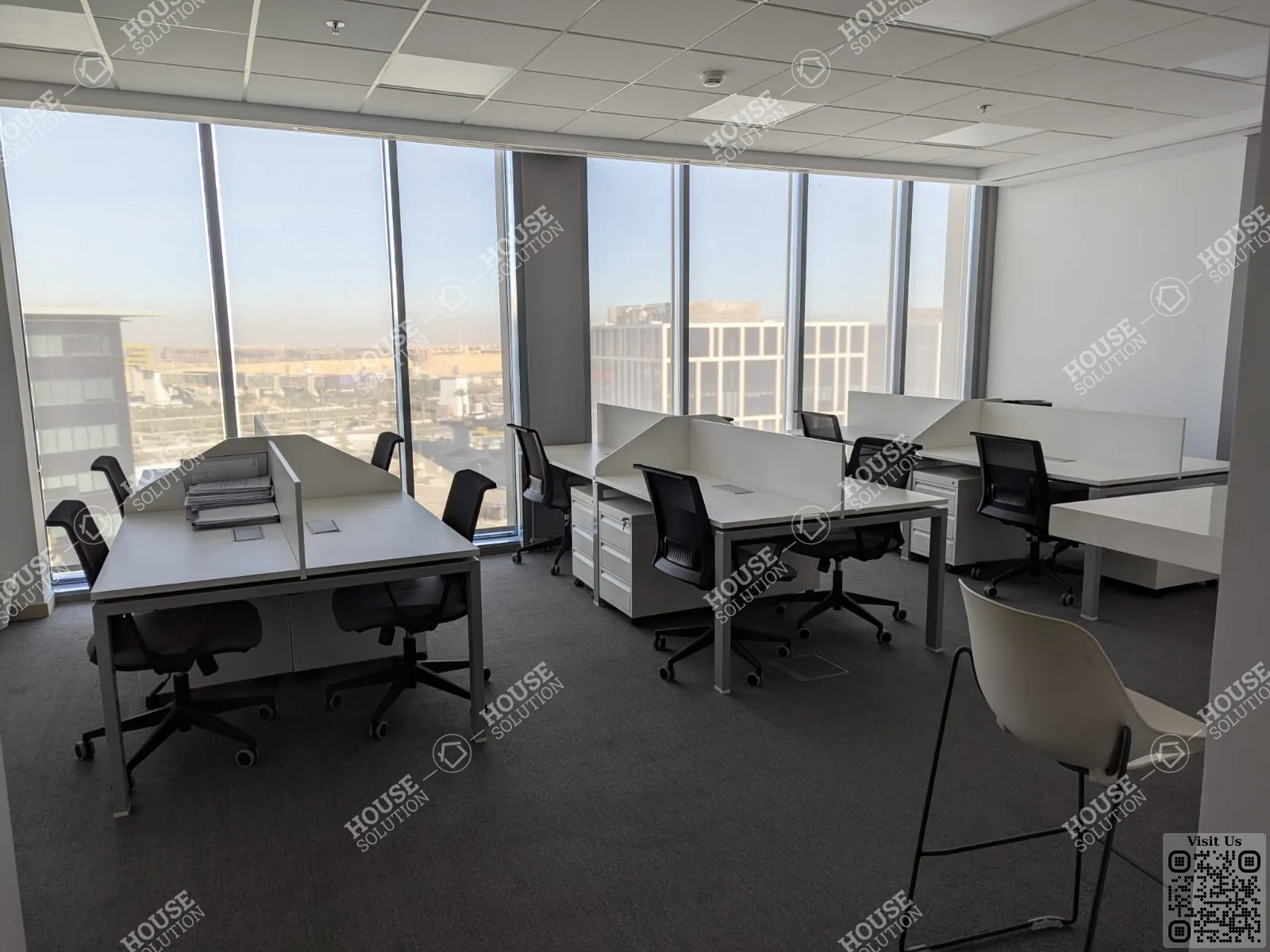 RECEPTION  @ Office spaces For Rent In New Cairo Cairo Festival City Al-Futtaim Area: 210 m² consists of 3 Bedrooms 1 Bathrooms Modern furnished 5 stars #6099-0