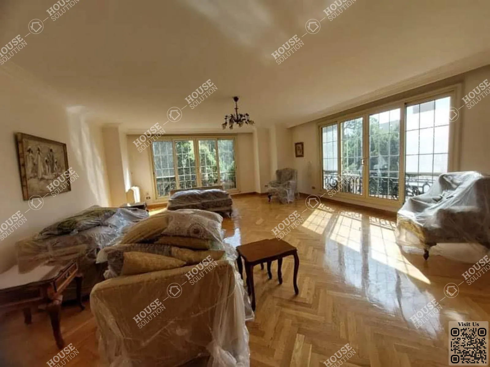 RECEPTION @ Apartments For Rent In Maadi Maadi Sarayat Area: 350 m² consists of 4 Bedrooms 4 Bathrooms Furnished 5 stars #6107-0