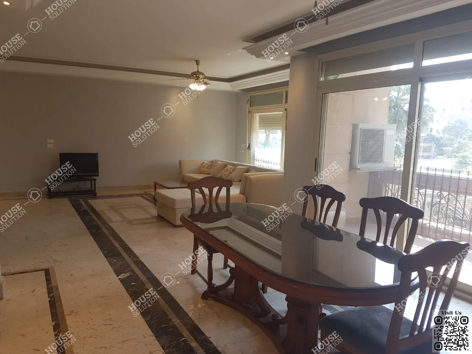 RECEPTION  @ Apartments For Rent In Maadi Maadi Degla Area: 250 m² consists of 4 Bedrooms 4 Bathrooms Furnished 5 stars #6110-2