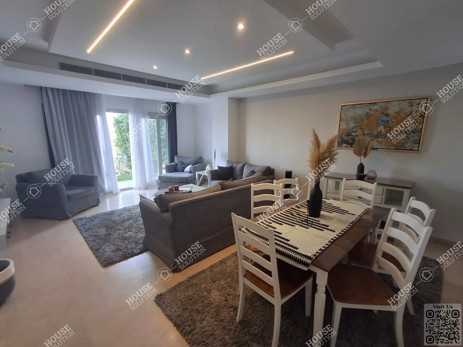 RECEPTION  @ Ground Floors For Rent In New Cairo Cairo Festival City Al-Futtaim Area: 140 m² consists of 2 Bedrooms 1 Bathrooms Modern furnished 5 stars #6115-2