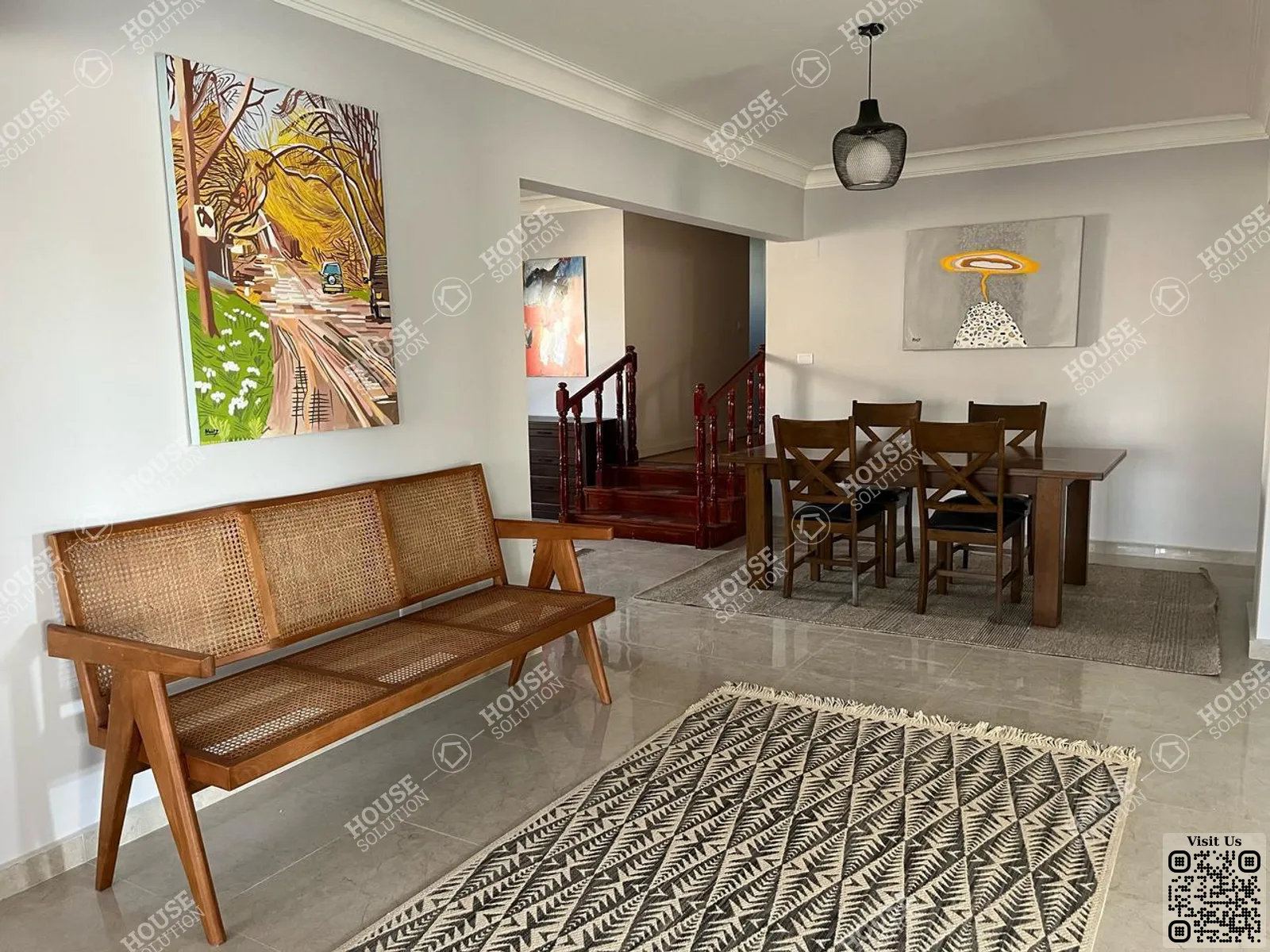 RECEPTION  @ Penthouses For Rent In Maadi Maadi Degla Area: 200 m² consists of 4 Bedrooms 3 Bathrooms Modern furnished 5 stars #6116-2