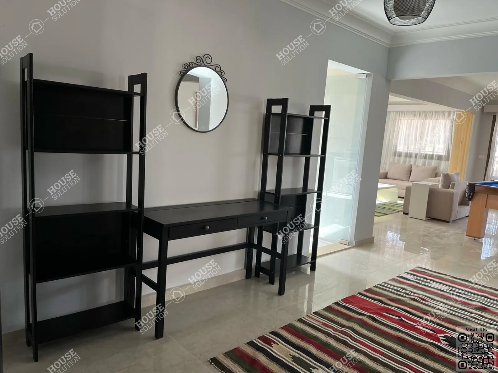 RECEPTION  @ Penthouses For Rent In Maadi Maadi Degla Area: 200 m² consists of 4 Bedrooms 3 Bathrooms Modern furnished 5 stars #6116-1