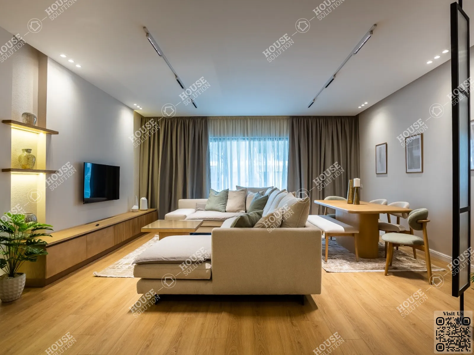 RECEPTION @ Apartments For Rent In New Cairo Lake View Area: 160 m² consists of 2 Bedrooms 2 Bathrooms Modern furnished 1 stars #6120-0