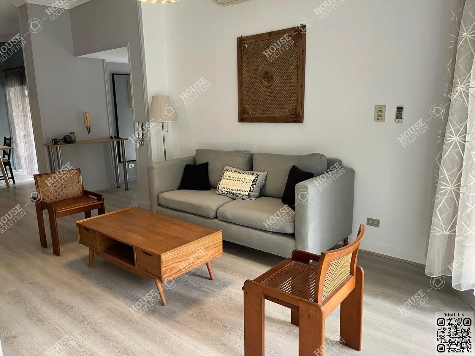 غرفة الاستقبال	 @ دور ارضي للإيجار في المعادي دجله المعادي مساحة: 340 م² تتكون من 4 غرفة 3 حمام مفروش مودرن 5 نجوم #6121-2