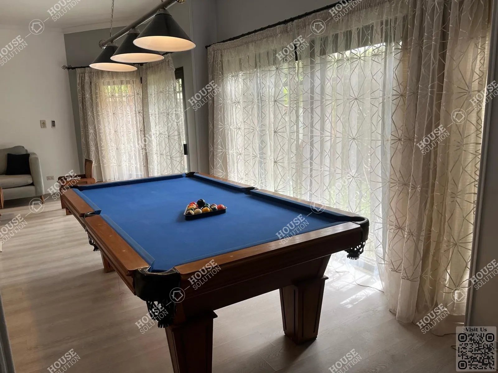 غرفة الاستقبال	 @ دور ارضي للإيجار في المعادي دجله المعادي مساحة: 340 م² تتكون من 4 غرفة 3 حمام مفروش مودرن 5 نجوم #6121-1