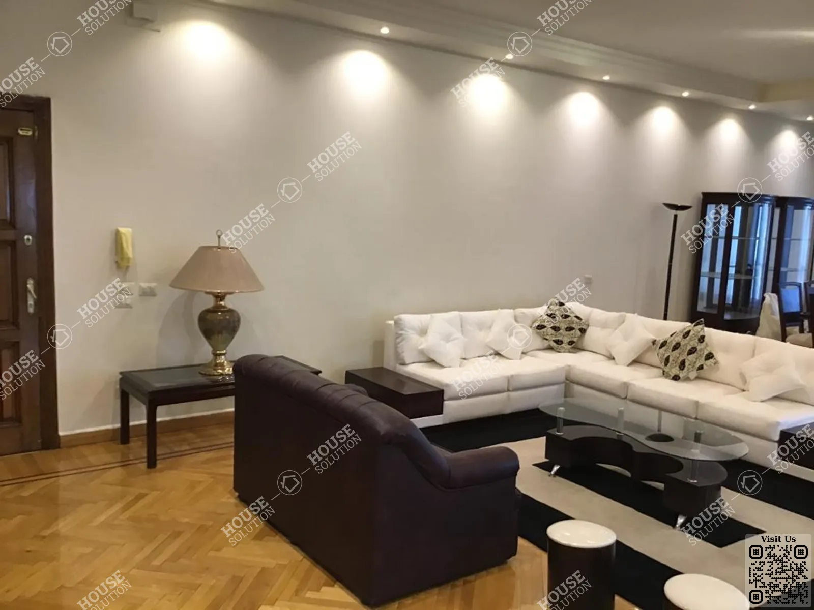 منطقة سكنية @ شقق للإيجار في المعادي سرايات المعادي مساحة: 170 م² تتكون من 3 غرفة 3 حمام مفروش 5 نجوم #6127-1