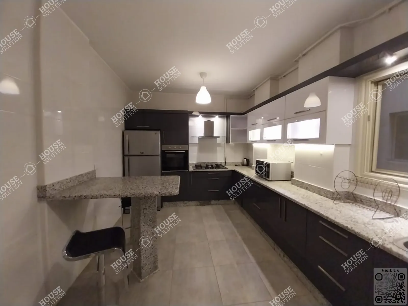 مطبخ	 @ شقق للإيجار في المعادي سرايات المعادي مساحة: 170 م² تتكون من 3 غرفة 3 حمام مفروش 5 نجوم #6128-2