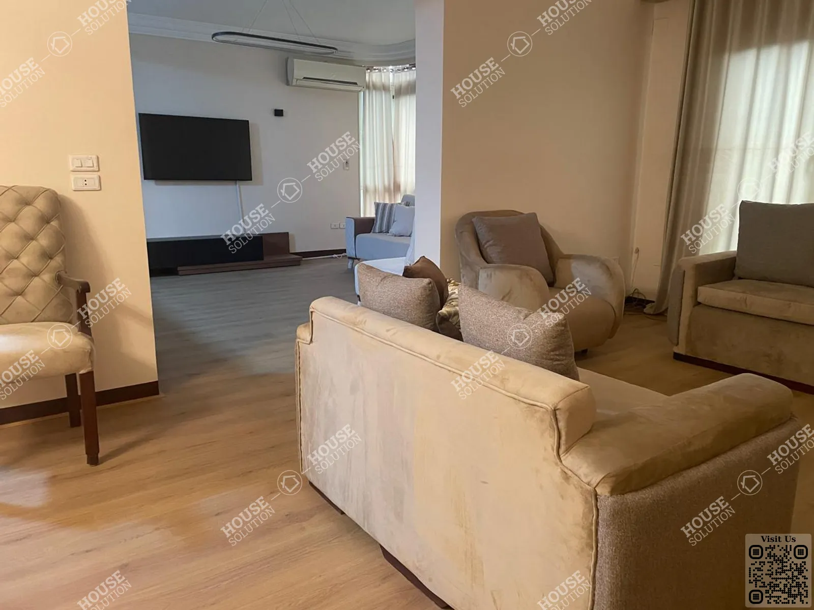 RECEPTION  @ Apartments For Rent In Maadi Maadi Degla Area: 130 m² consists of 2 Bedrooms 2 Bathrooms Furnished 5 stars #6132-2
