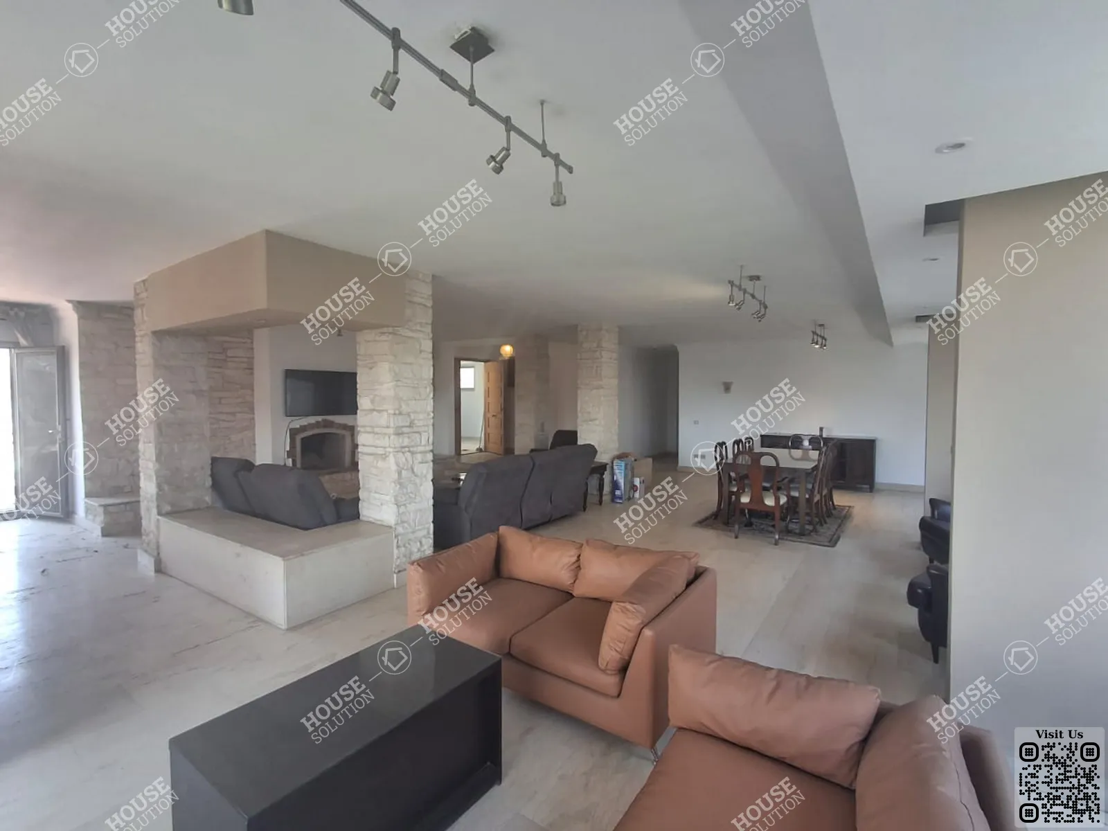 RECEPTION  @ Penthouses For Rent In Maadi Maadi Sarayat Area: 180 m² consists of 3 Bedrooms 3 Bathrooms Furnished 5 stars #6135-2