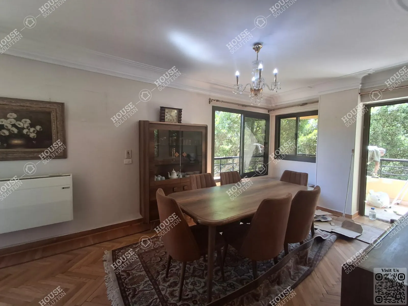 DINING AREA @ Apartments For Rent In Maadi Maadi Sarayat Area: 160 m² consists of 3 Bedrooms 3 Bathrooms Furnished 5 stars #6141-2