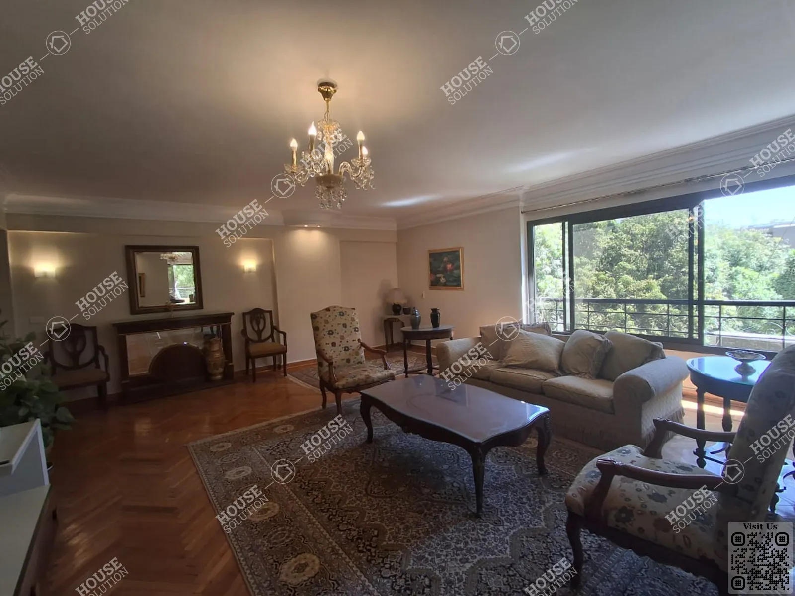 RECEPTION  @ Apartments For Rent In Maadi Maadi Sarayat Area: 160 m² consists of 3 Bedrooms 3 Bathrooms Furnished 5 stars #6141-1