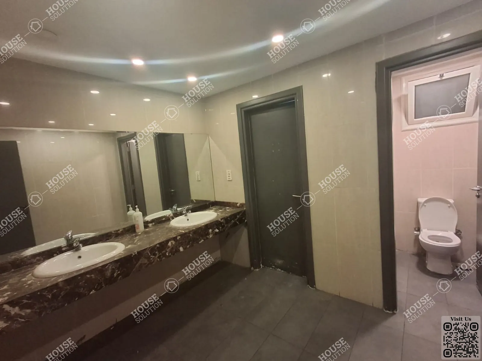 BATHROOM  @ Office spaces For Rent In Maadi Maadi Degla Area: 550 m² consists of 7 Bedrooms 5 Bathrooms Finished 5 stars #6143-2