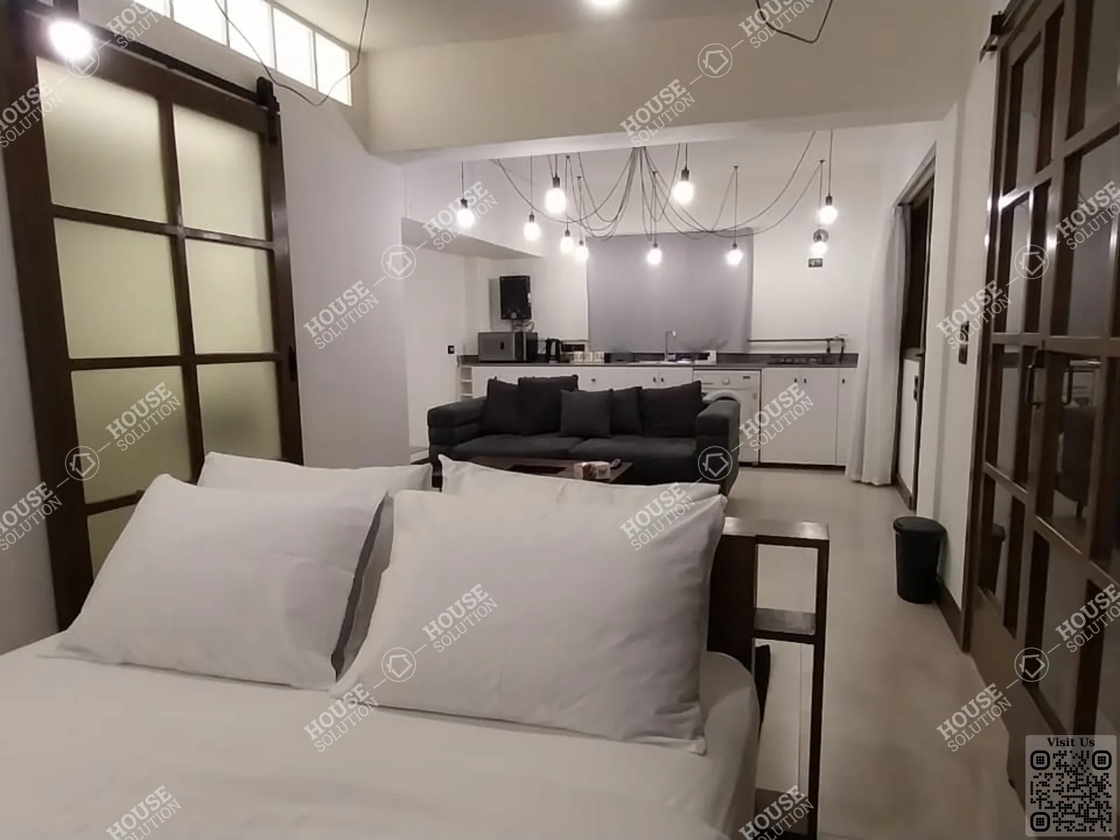 BEDROOM @ Studios For Rent In Maadi Maadi Sarayat Area: 80 m² consists of 1 Bedrooms 1 Bathrooms Modern furnished 5 stars #6152-1