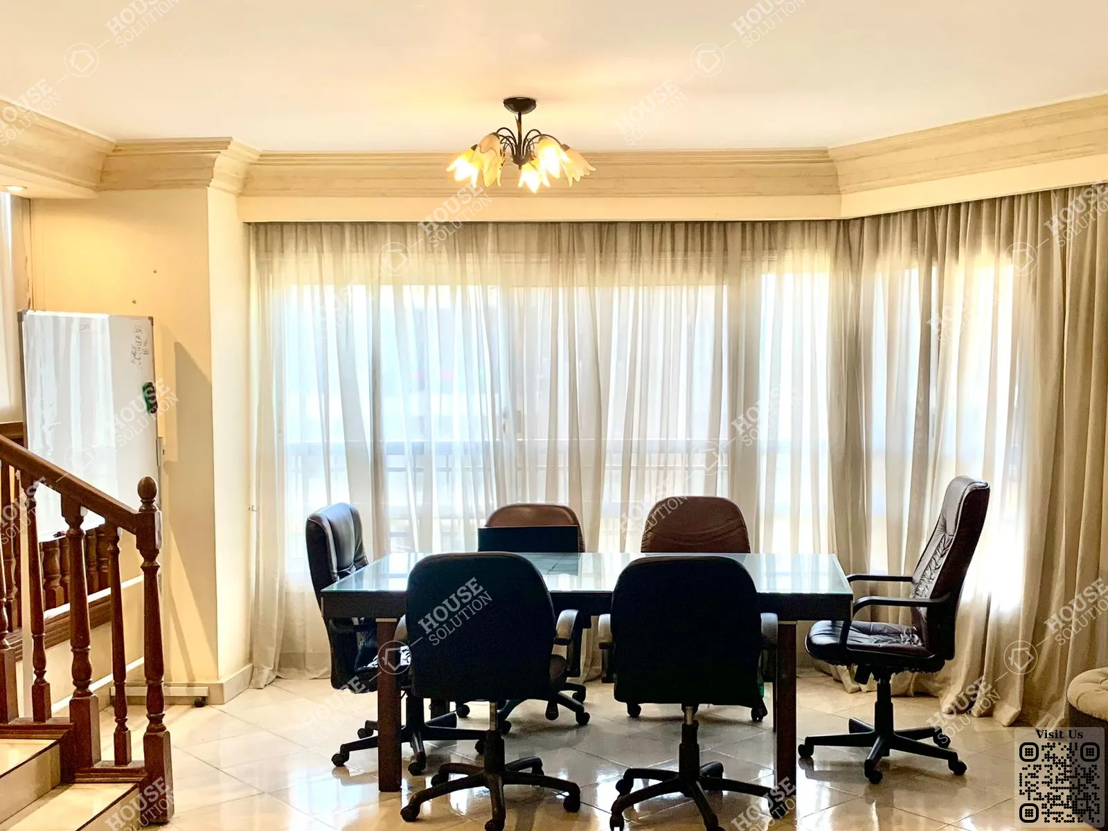 DINING AREA @ Apartments For Rent In Maadi Maadi Degla Area: 170 m² consists of 3 Bedrooms 3 Bathrooms Furnished 5 stars #6153-1