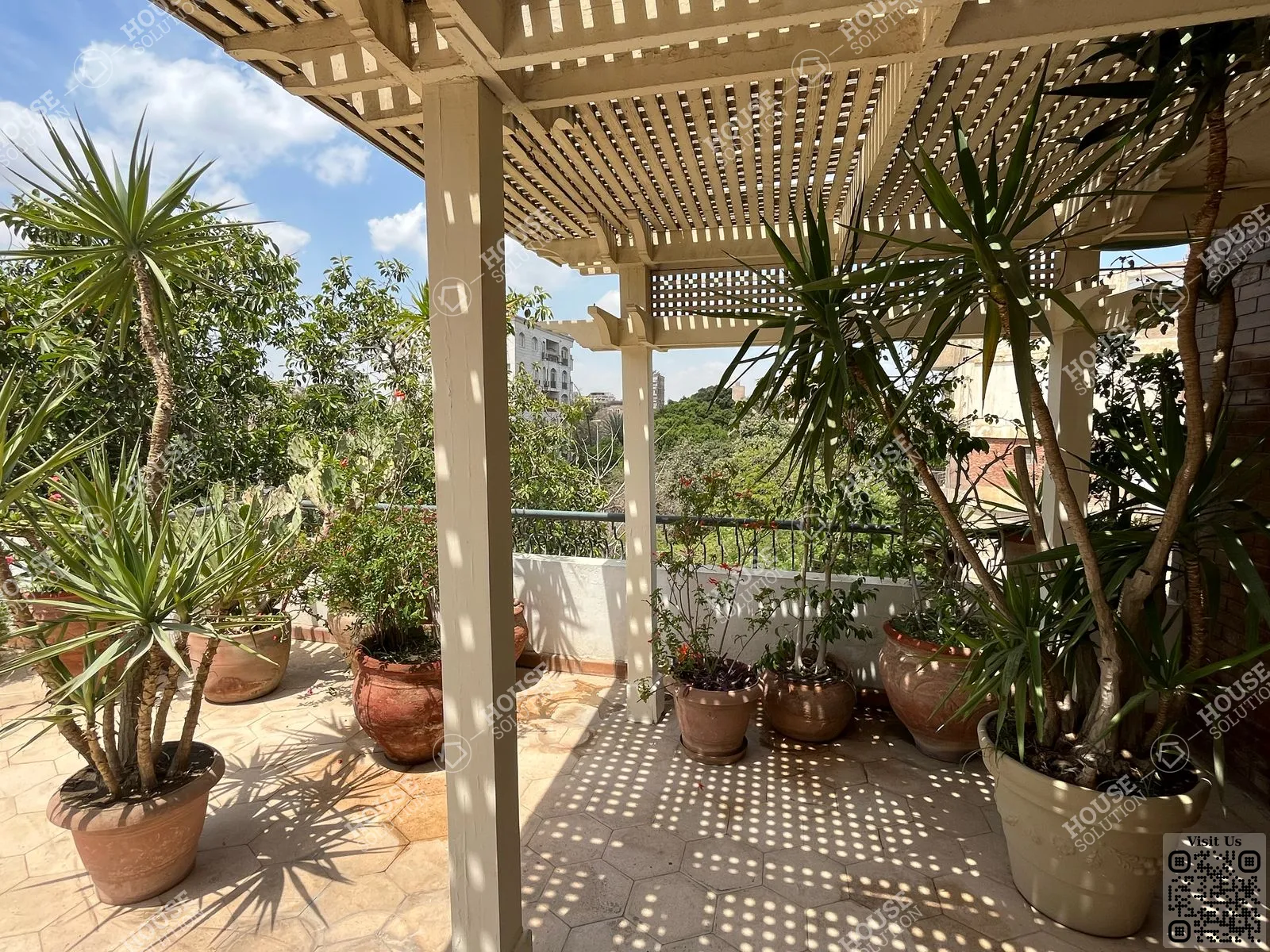 TERRACE  @ Penthouses For Rent In Maadi Maadi Sarayat Area: 140 m² consists of 2 Bedrooms 2 Bathrooms Semi furnished 5 stars #6156-1