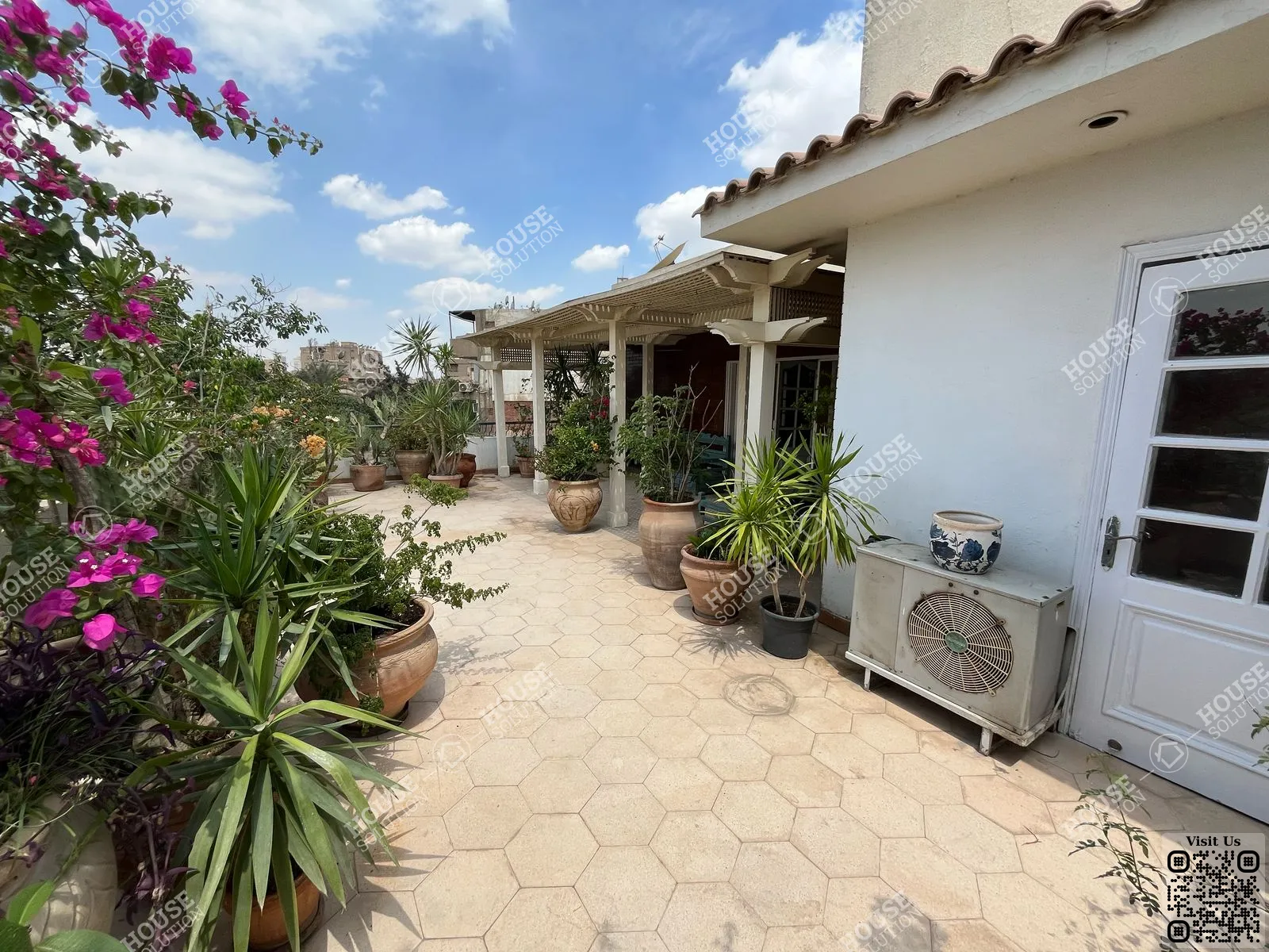 TERRACE  @ Penthouses For Rent In Maadi Maadi Sarayat Area: 140 m² consists of 2 Bedrooms 2 Bathrooms Semi furnished 5 stars #6156-0