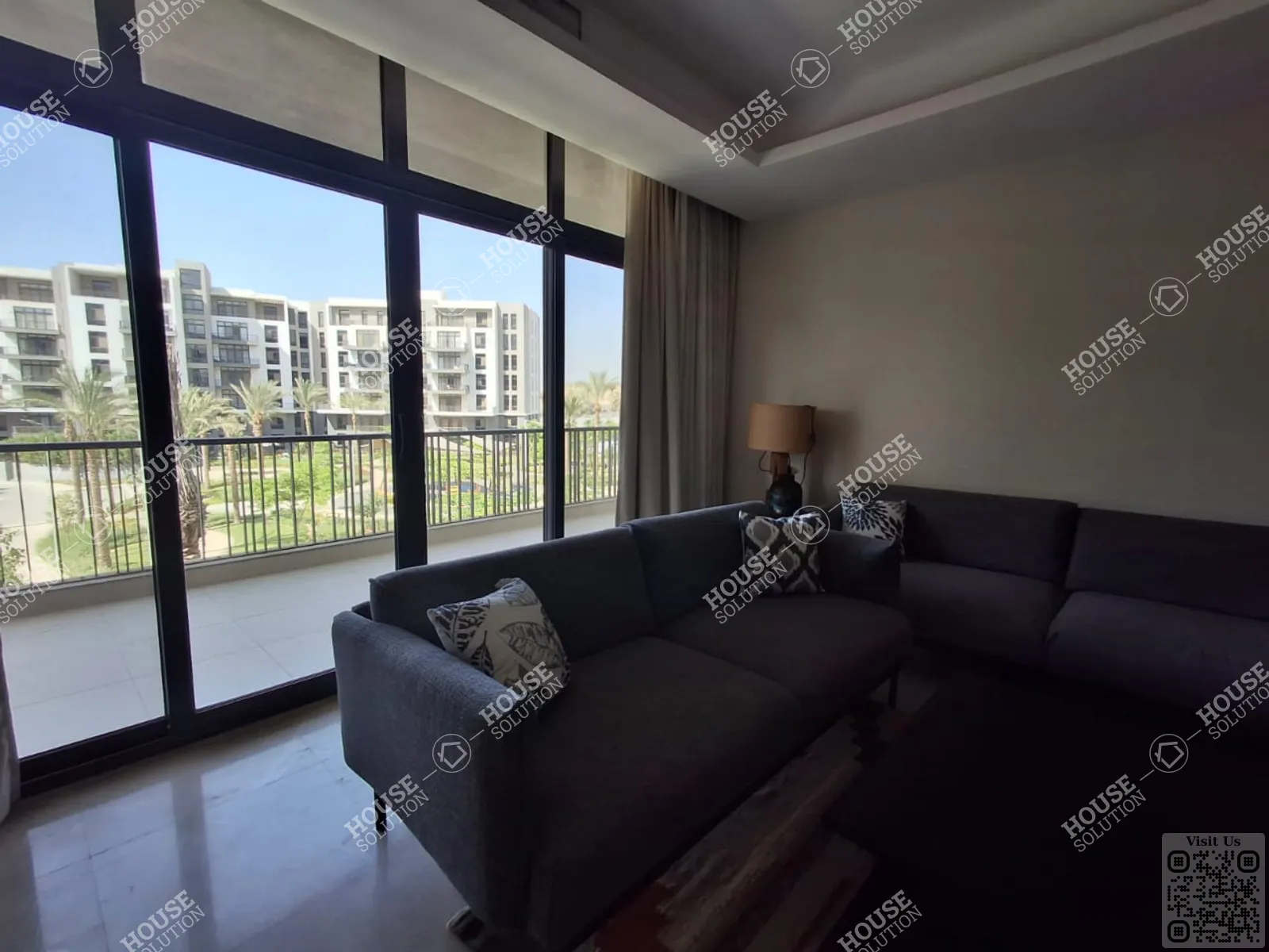 LIVING AREA  @ Apartments For Rent In New Cairo Cairo Festival City Al-Futtaim Area: 120 m² consists of 2 Bedrooms 2 Bathrooms Modern furnished 5 stars #6161-2