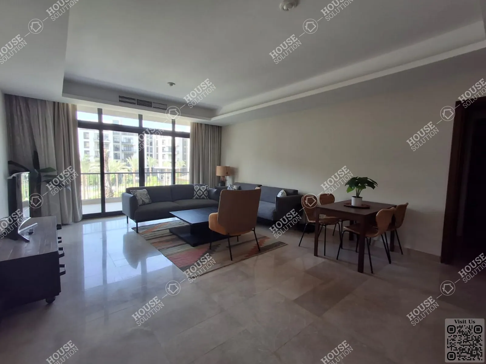 RECEPTION  @ Apartments For Rent In New Cairo Cairo Festival City Al-Futtaim Area: 120 m² consists of 2 Bedrooms 2 Bathrooms Modern furnished 5 stars #6161-1