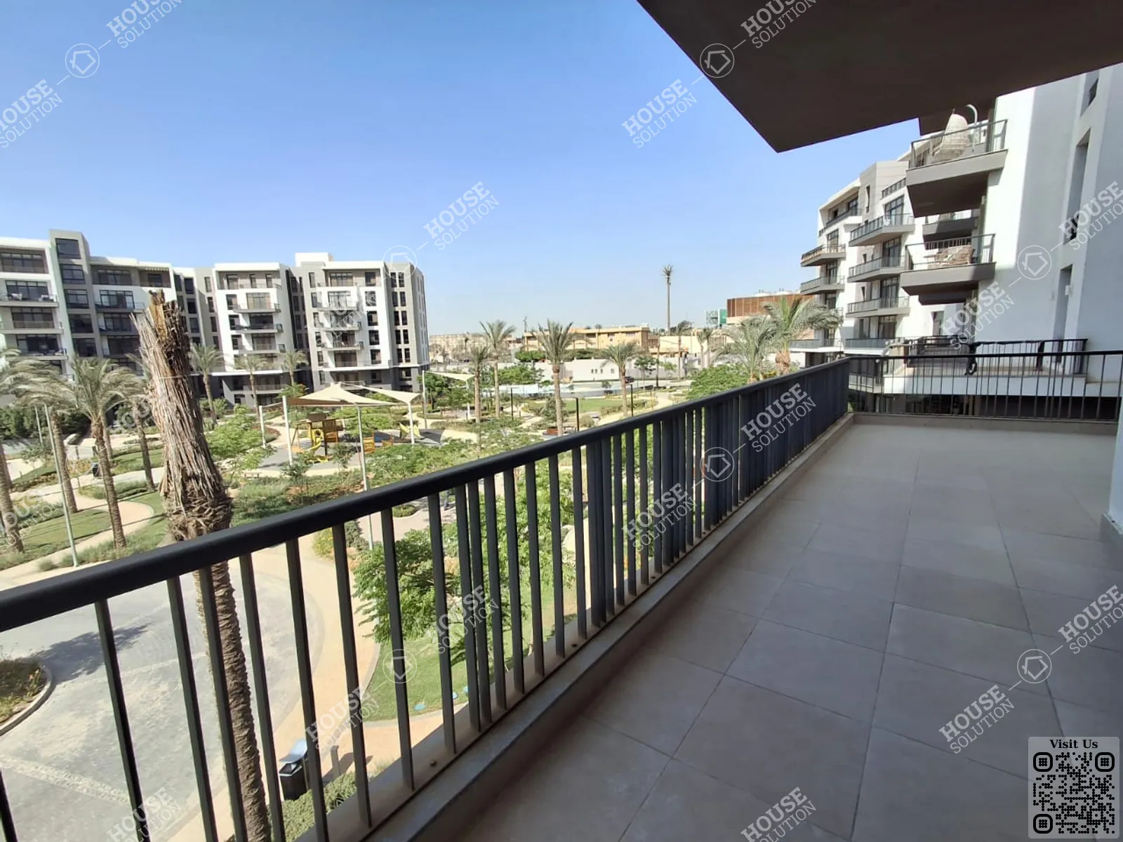 BALCONY  @ Apartments For Rent In New Cairo Cairo Festival City Al-Futtaim Area: 120 m² consists of 2 Bedrooms 2 Bathrooms Modern furnished 5 stars #6161-0
