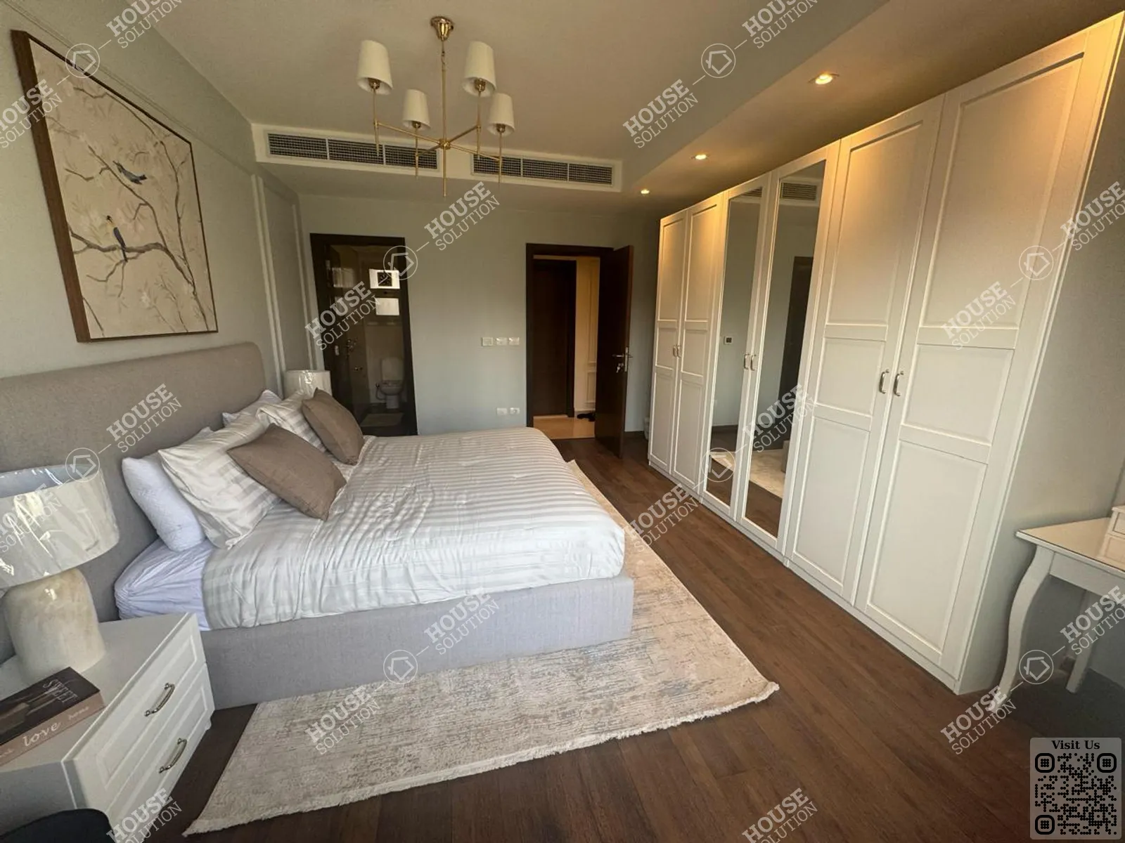 BEDROOM  @ Apartments For Rent In New Cairo Cairo Festival City Al-Futtaim Area: 190 m² consists of 3 Bedrooms 3 Bathrooms Modern furnished 5 stars #6163-1