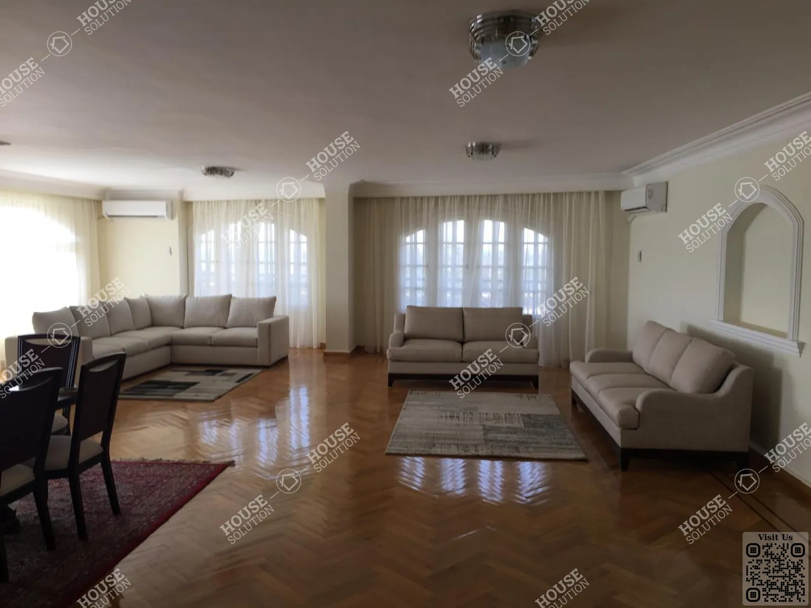 RECEPTION  @ Apartments For Rent In Maadi Maadi Sarayat Area: 220 m² consists of 4 Bedrooms 4 Bathrooms Furnished 5 stars #6166-0