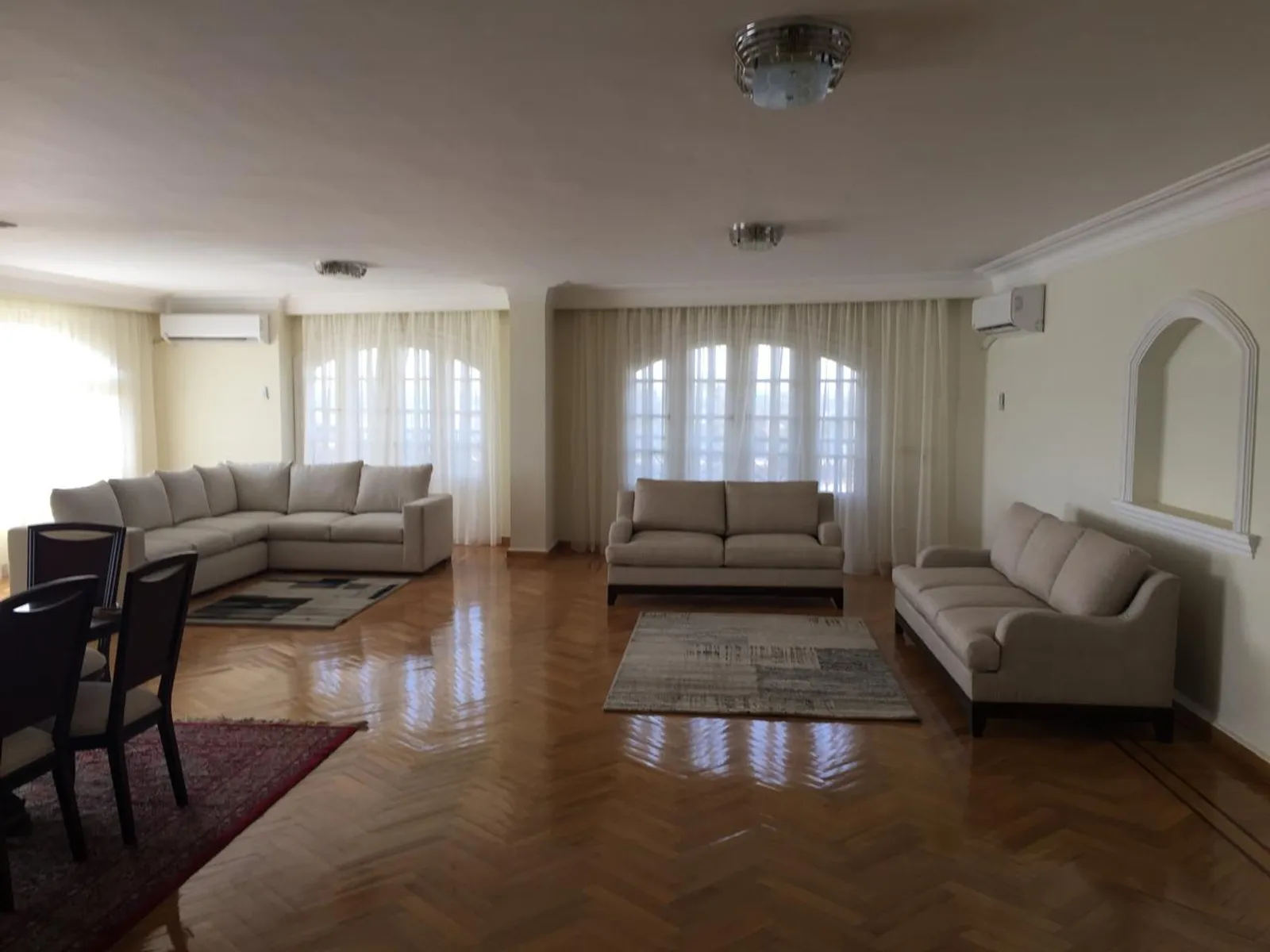 Apartments For Sale In Maadi Maadi Sarayat Area: 220 m² consists of 4 Bedrooms 4 Bathrooms Furnished 5 stars #6166