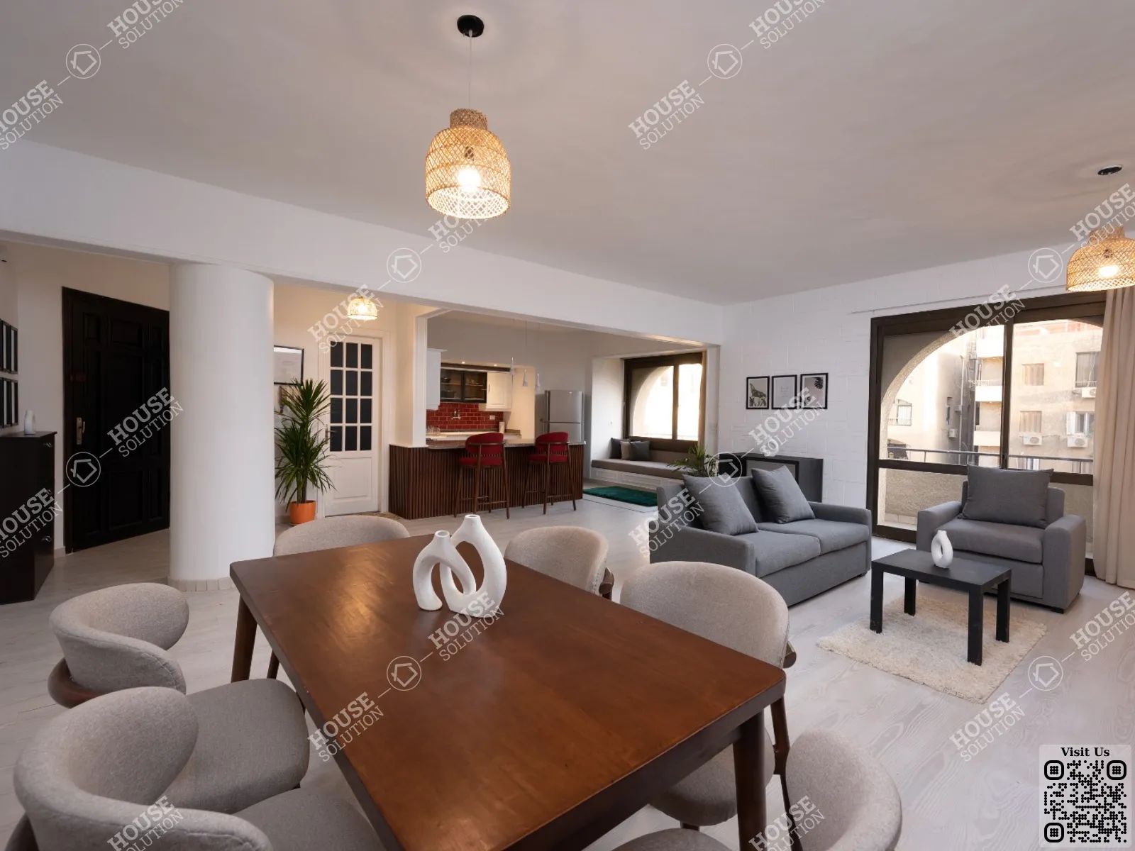 RECEPTION  @ Apartments For Rent In Maadi Maadi Degla Area: 160 m² consists of 3 Bedrooms 2 Bathrooms Modern furnished 5 stars #6168-2