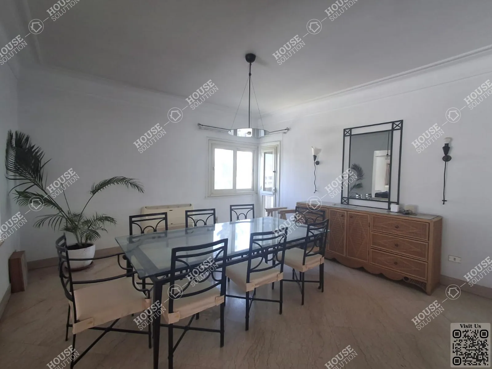 DINING AREA @ Penthouses For Rent In Maadi Maadi Sarayat Area: 180 m² consists of 3 Bedrooms 3 Bathrooms Furnished 5 stars #6170-1