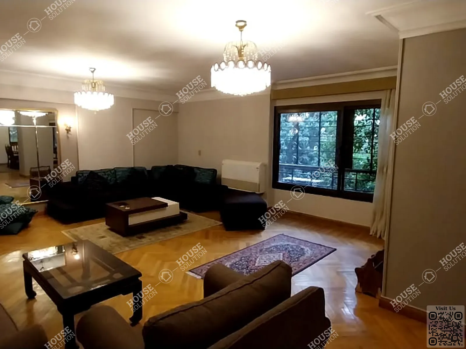 RECEPTION  @ Apartments For Rent In Maadi Maadi Sarayat Area: 160 m² consists of 3 Bedrooms 2 Bathrooms Furnished 1 stars #6175-0
