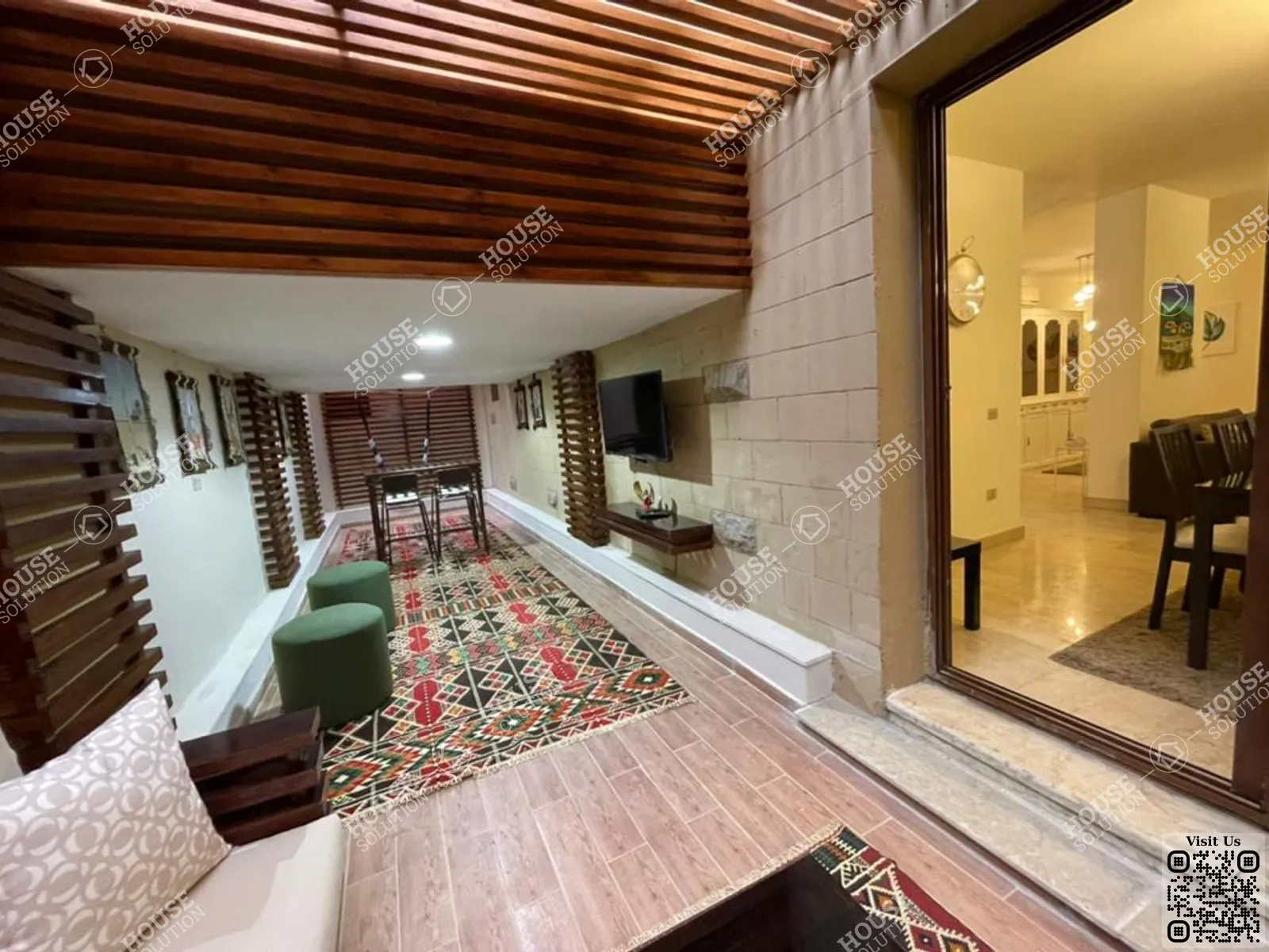 منطقة سكنية @ دور ارضي للإيجار في المعادي سرايات المعادي مساحة: 250 م² تتكون من 4 غرفة 4 حمام مفروش 5 نجوم #6176-2