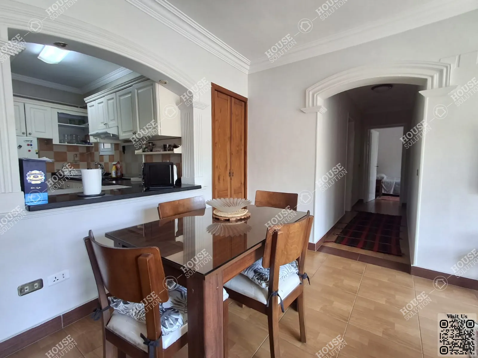 DINING AREA @ Apartments For Rent In Maadi Maadi Sarayat Area: 140 m² consists of 2 Bedrooms 1 Bathrooms Furnished 5 stars #6178-2